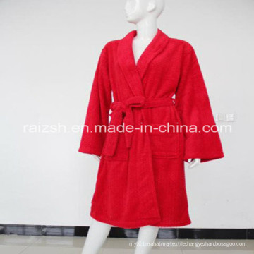 100% Polyester Solid Polar Fleece Women Robes